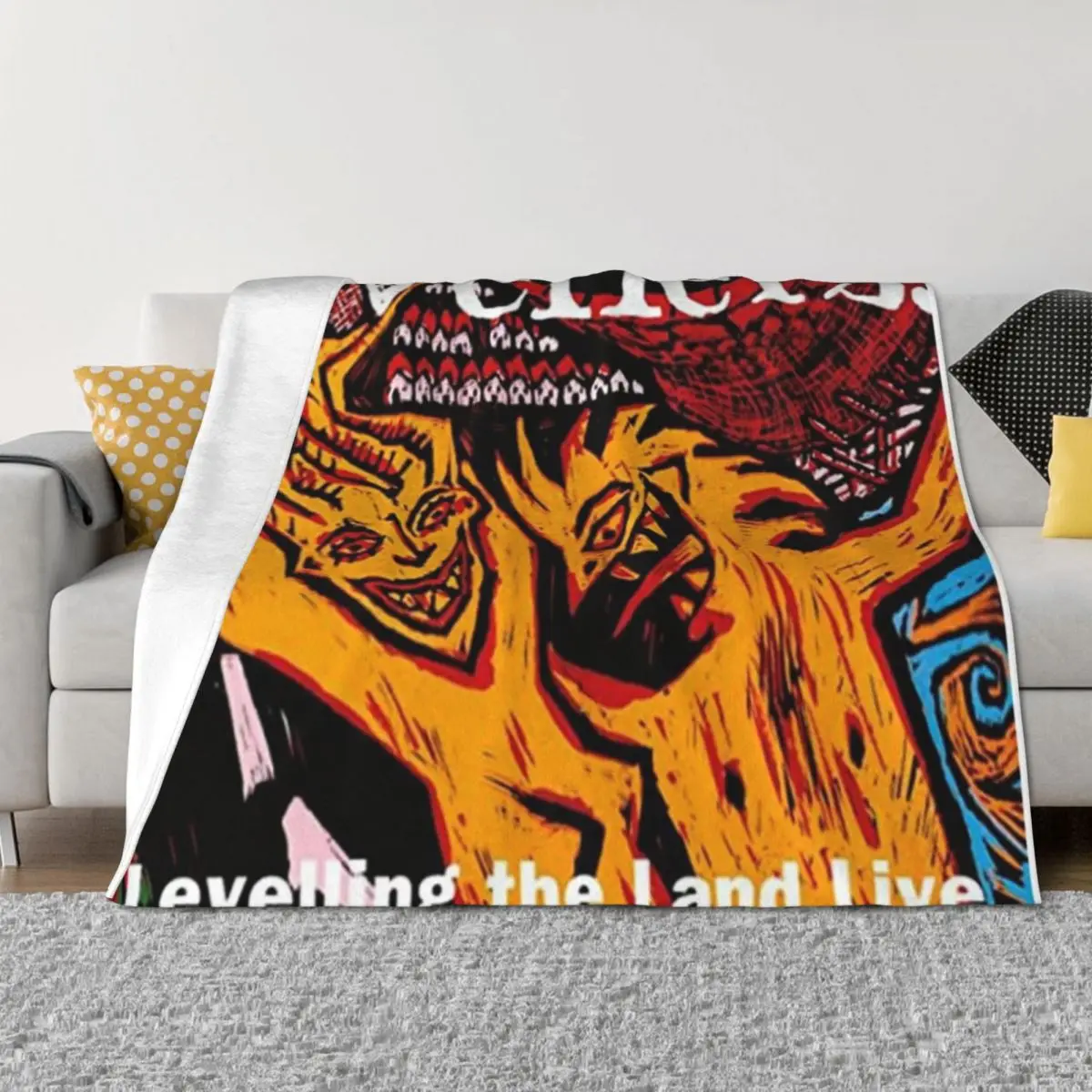 

LEVELLERS MIREL 4 Throw Blanket Flannel Fabric Personalized Gift Cute Plaid Thermals For Travel Blankets