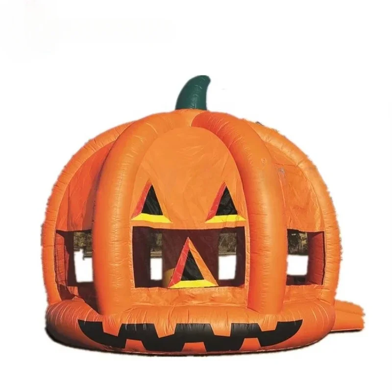 Halloween inflatable bouncer pumpkin bouncy castle inflatable haunted bounce house