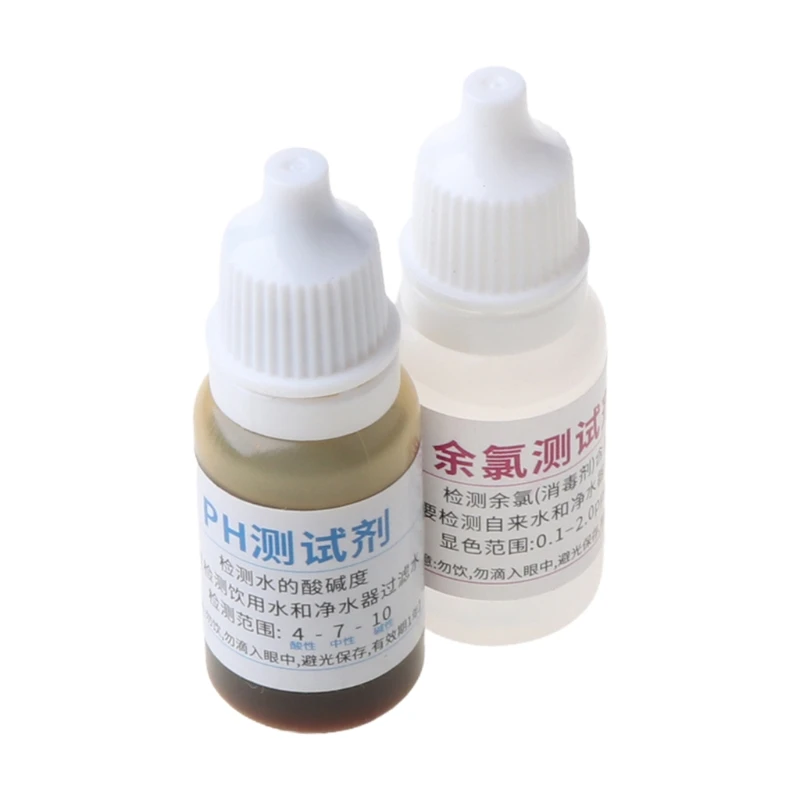 10ml Ph Test Liquid for Drinking Water Measures pH Level Easy to Carry Dropship