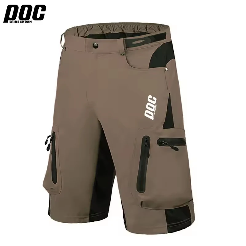 LairschDan Poc 2025 New Men's Cycling Shorts Relaxed Fit Mountain Bike Shorts MTB Outdoor Sports Hiking Downhill Bike Pants