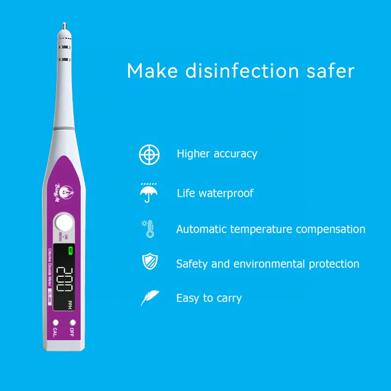 Medidor de turbidez de agua, Sensor de cloro, medidor de turbidez portátil, Kit de prueba de agua potable