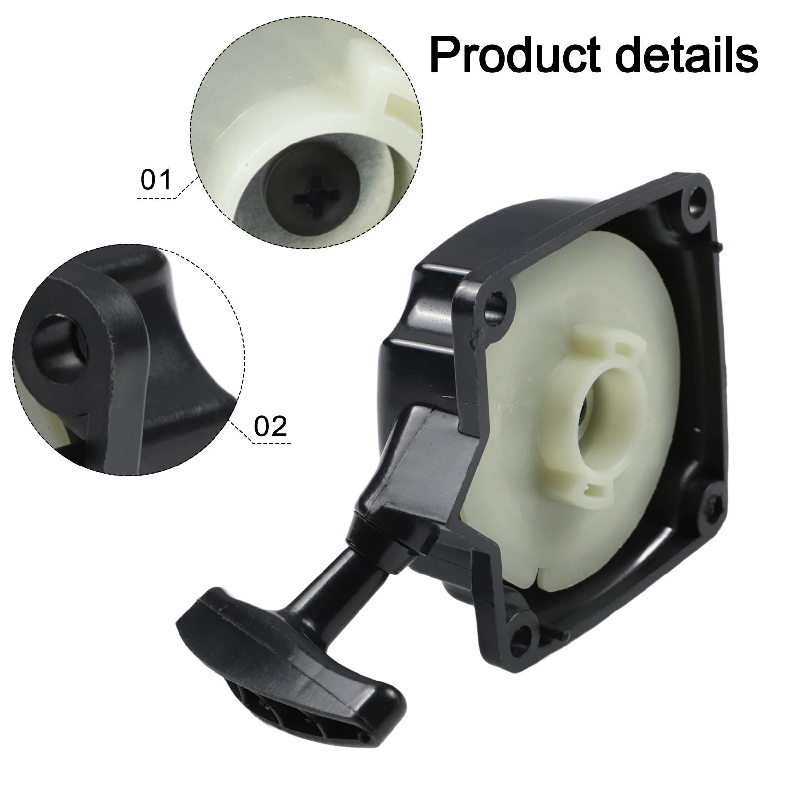 Recoil Pull Starter Unit for 33cc 43cc 52cc 62cc Gas Brush Cutters Matches 2 40 5 44 5 Engine Specs Consistent Starting Power