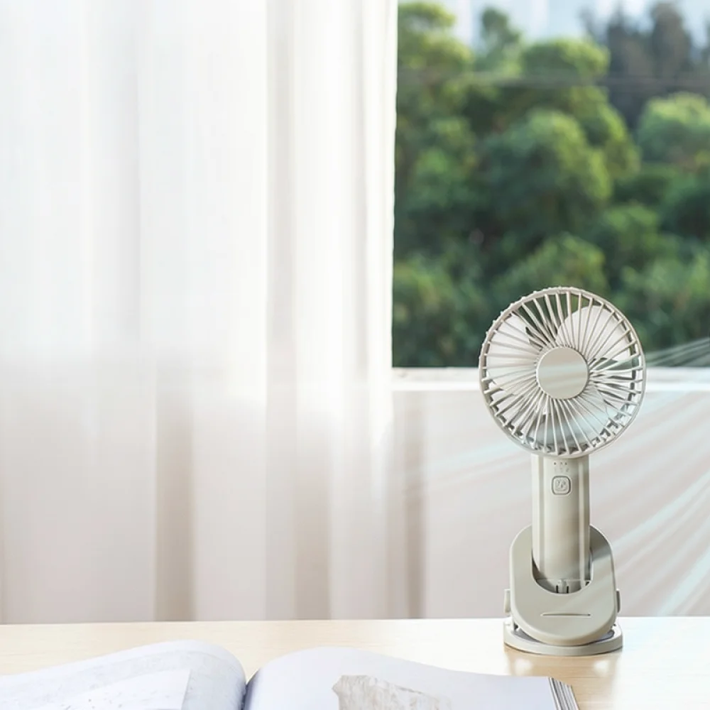 Portable Handheld Fan Rechargeable Desk Clip Cooling Cooler For Xinjingwei Student Dormitory Office Wall Mounted Quiet USB