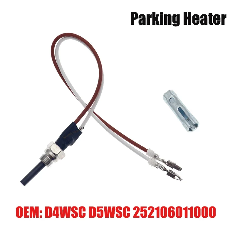 252106011000 12V Car Parking Heater Ceramic Glow Pin Glow Plug + Wrench Fits Eberspacher Hydronic D4WSC D5WSC