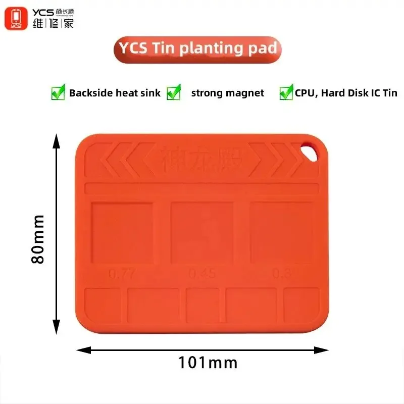 YCS Arc Pad Shenlong Curvo Universale BGA Stencil Stagno Piantare Isolamento Base Cellulari CPU IC Saldatura BGA Reballing Strumenti