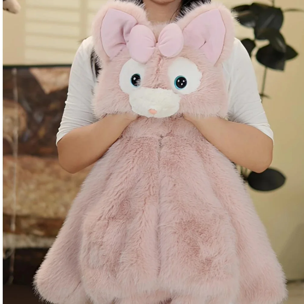 

Winter Kawaii Linabell Anime Girls Plush Coat Hooded Cartoon Thicke Warm High Quality Children Jacket with Tail Christmas Gift