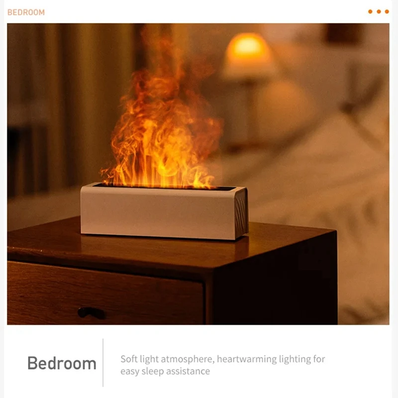 2 Stuks Usb Vlam Diffuser Luchtbevochtiger Set Kit Ultrasone Koele Mist Maker Aromatherapie Etherische Olie Lamp Difusor