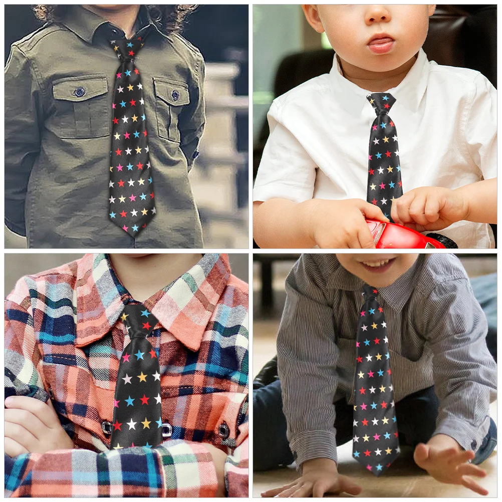 

Детский эластичный галстук, регулируемый для мальчиков, вечерние, свадебные, праздничные, студенческие, униформа, аксессуар для костюма, галстук