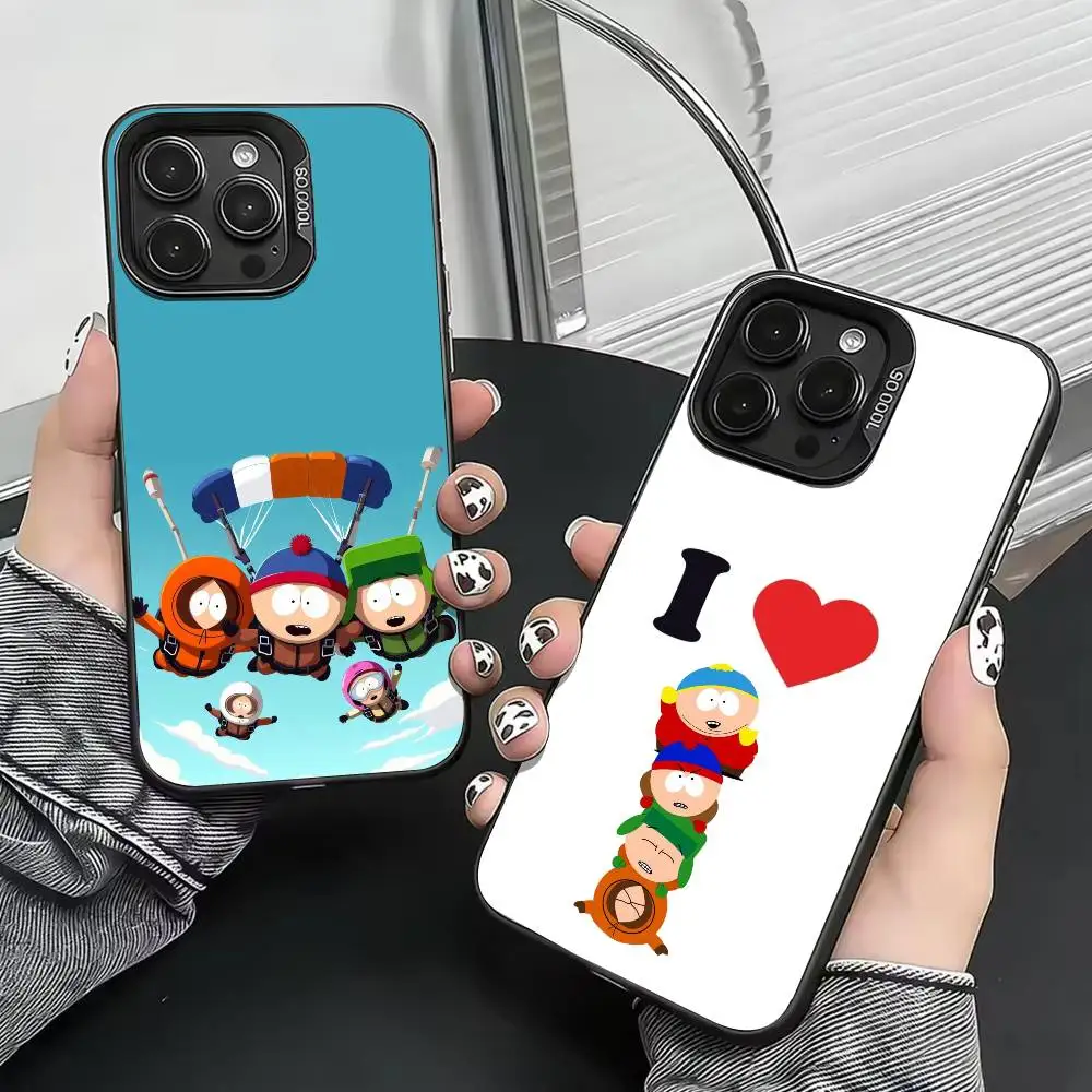 

Absurdist Humor South Park Phone Case For iPhone 17,16,15,14,13,12,11 Plus,Pro Max,XS,Colorful Silver Phone case Funda Cover