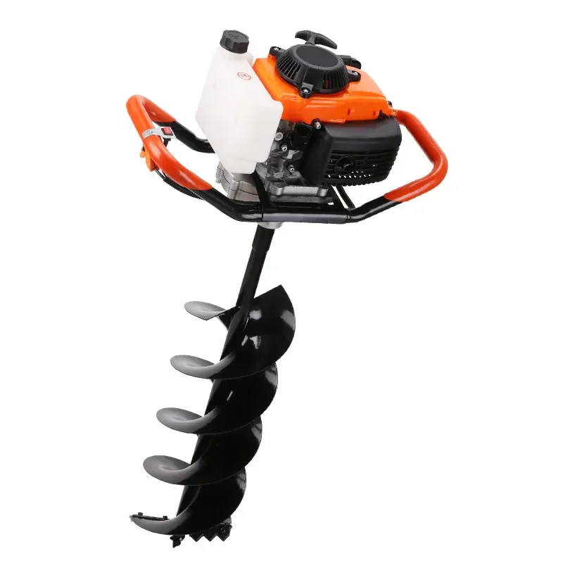 Tree Planting Digging Machine Ground Drill Earth Auger Gas Post Hand Held Hole Digger