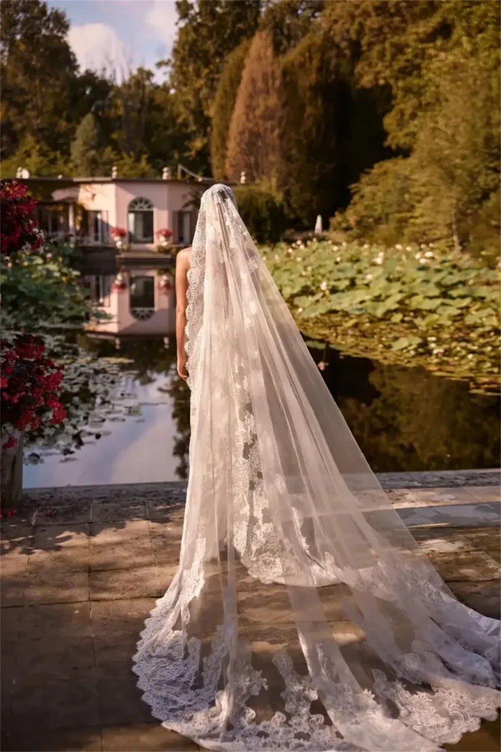 Tokyo – robe de mariée blanche sans bretelles, personnalisée, manches détachables, traîne en dentelle, fermeture éclair au dos, fente latérale haute