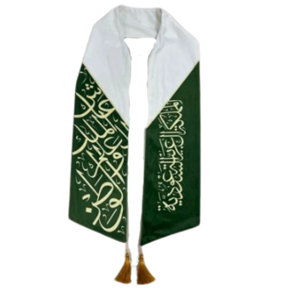 Directly Delivery 100% velvet Double Side Printing Saudi Scarf