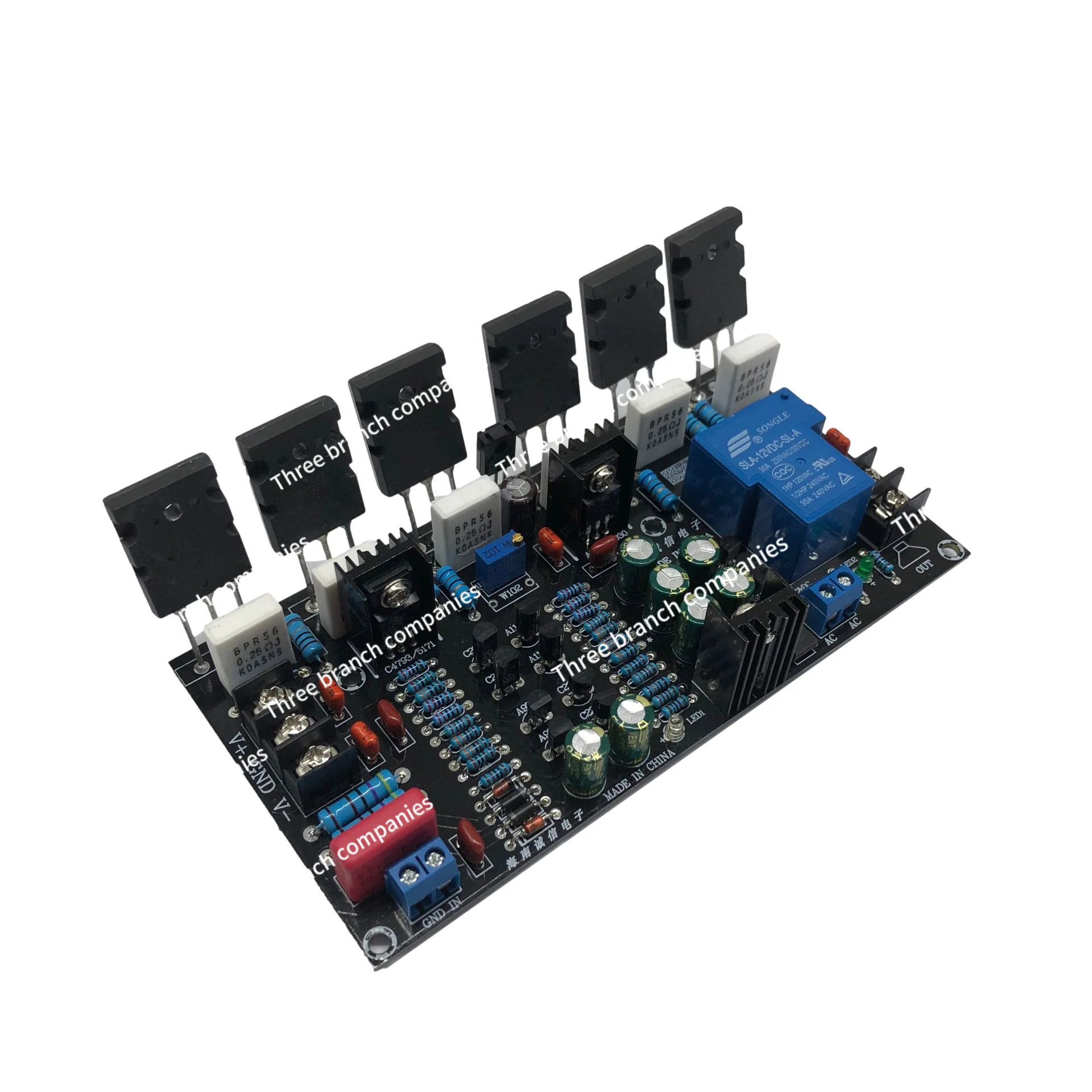 Mono 300W Amplifier Board 1943 5200 Rear Stage Amplifier Board with Speaker Protection Circuit Design and Use