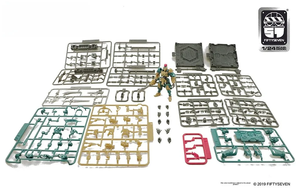 fifseven-no57-ドラゴンアビス-リュウ-モデルキット-未組み立てロボットモデル-ボーナスアイテム付き-対象年齢4歳以上