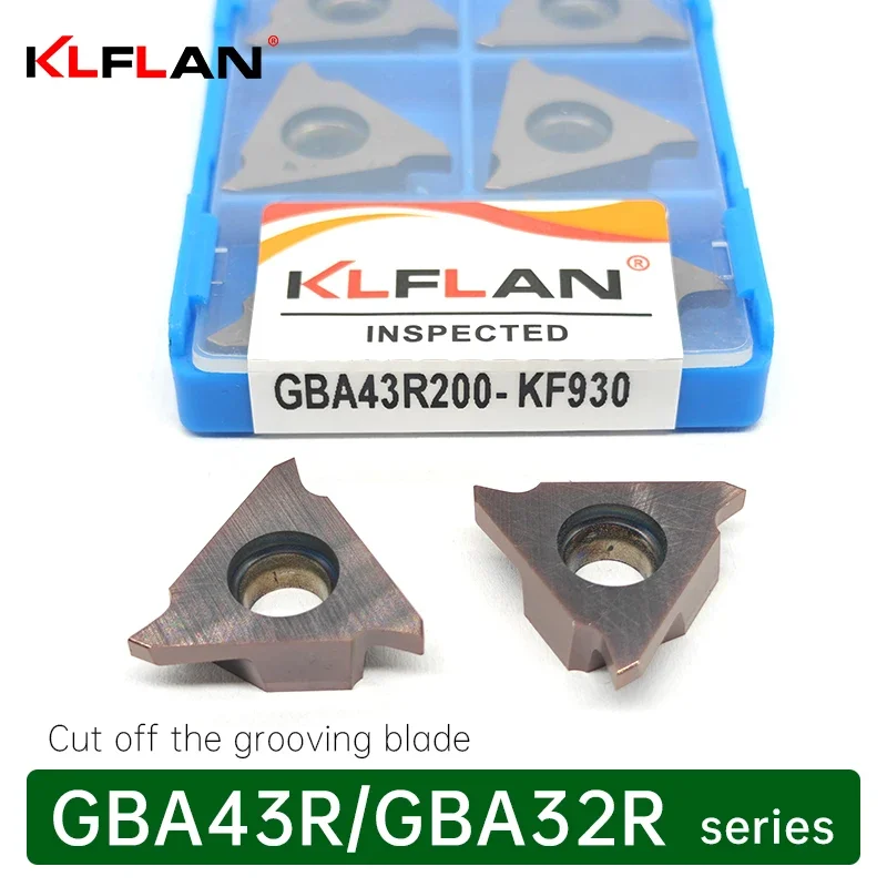 

Stand-Mounted Shallow Grooving Inserts GBA43R GBA32R Triangular Grooving And Circlip Groove Insert For Stainless Steel And Steel