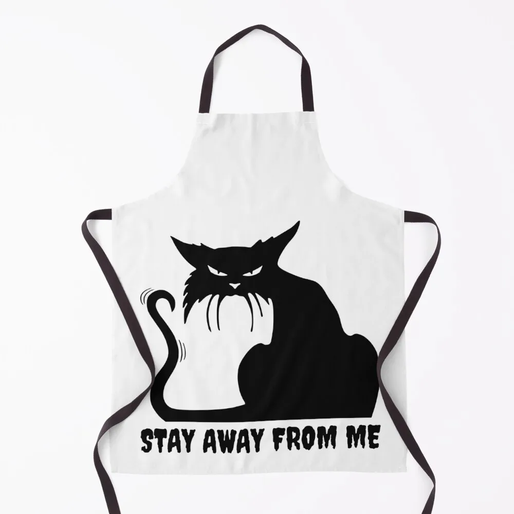 Stay Away From Me Apron Chef Accessory Ladies Women's Home Clothes Kitchen Novel Kitchen Accessories Apron