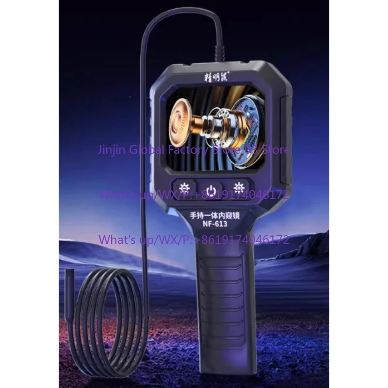 Industrial Endoscope HD Camera Auto Repair Engine Visual Probe Bendable Drain Pipe Detector