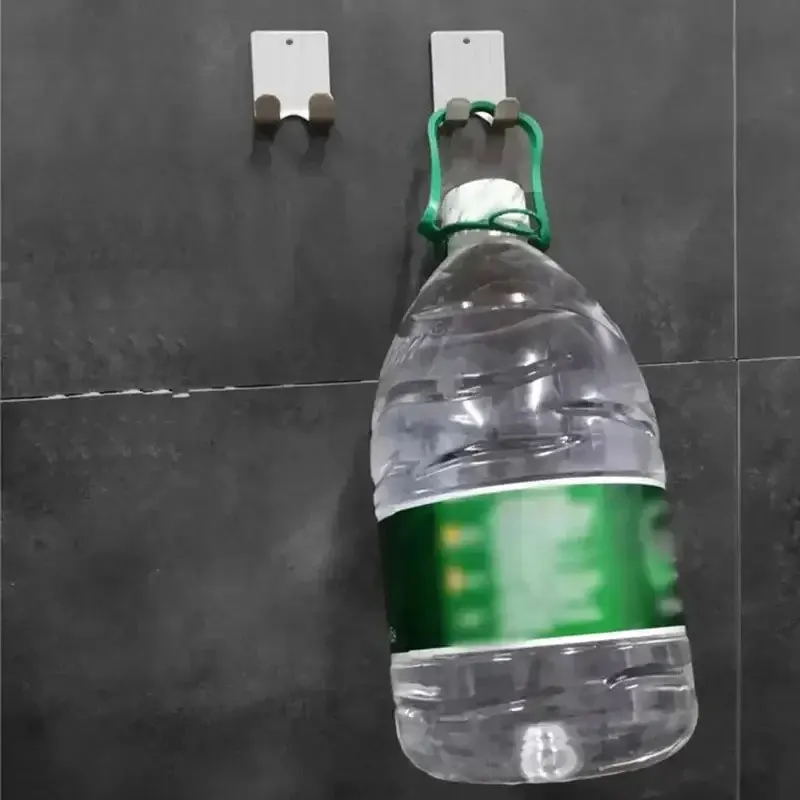 Support de rasoir en acier inoxydable, support de rasage, support de rangement pour rasoir de salle de bain, organisateur de crochets, 2 pièces