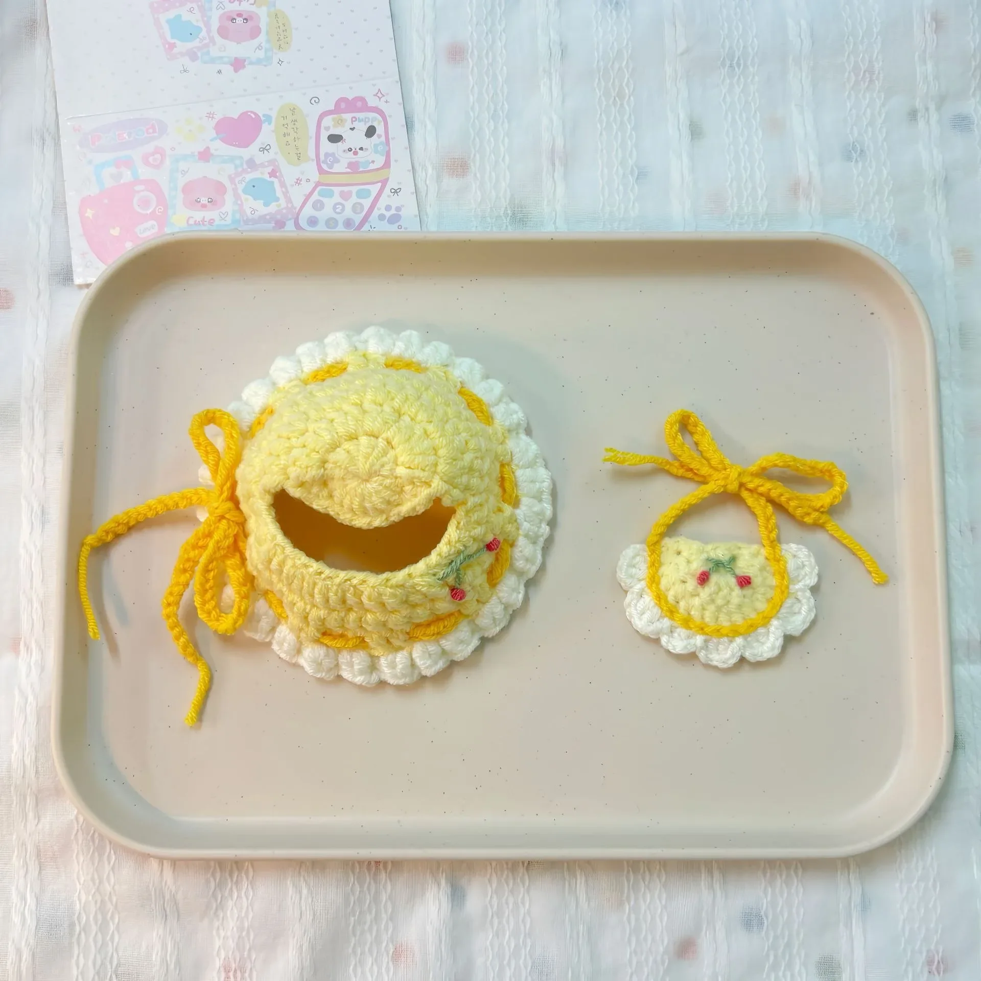 زي Labubu اللطيف مقاس 17 سم - ملابس مريلة قابلة للتعديل لـ Labubu، إكسسوارات أزياء المطبخ Kawaii (لا تتضمن دمية)