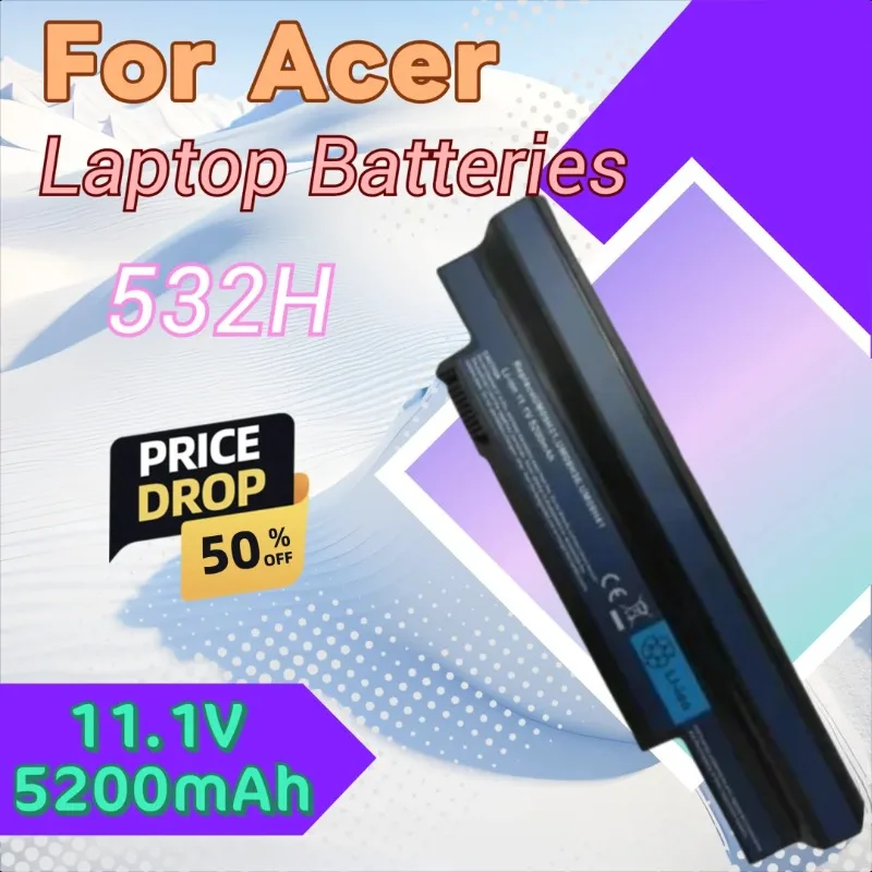 

Для Acer Aspire LT21 10,1 дюйма LT2101n UM09G75 UM09H70 UM09H73 UM09G51 UM09G71 UM09H56 UM09H75 аккумулятор для ноутбука 5200 мАч + инструменты