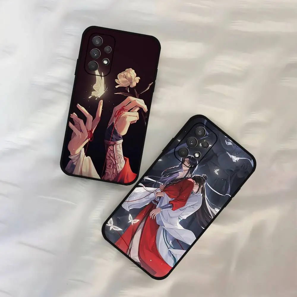 

Heaven Officials Blessing Phone Case For Samsung S24, S25 22,30,Note20,Lite,Ultra,5G,Plus,FE Black Cover