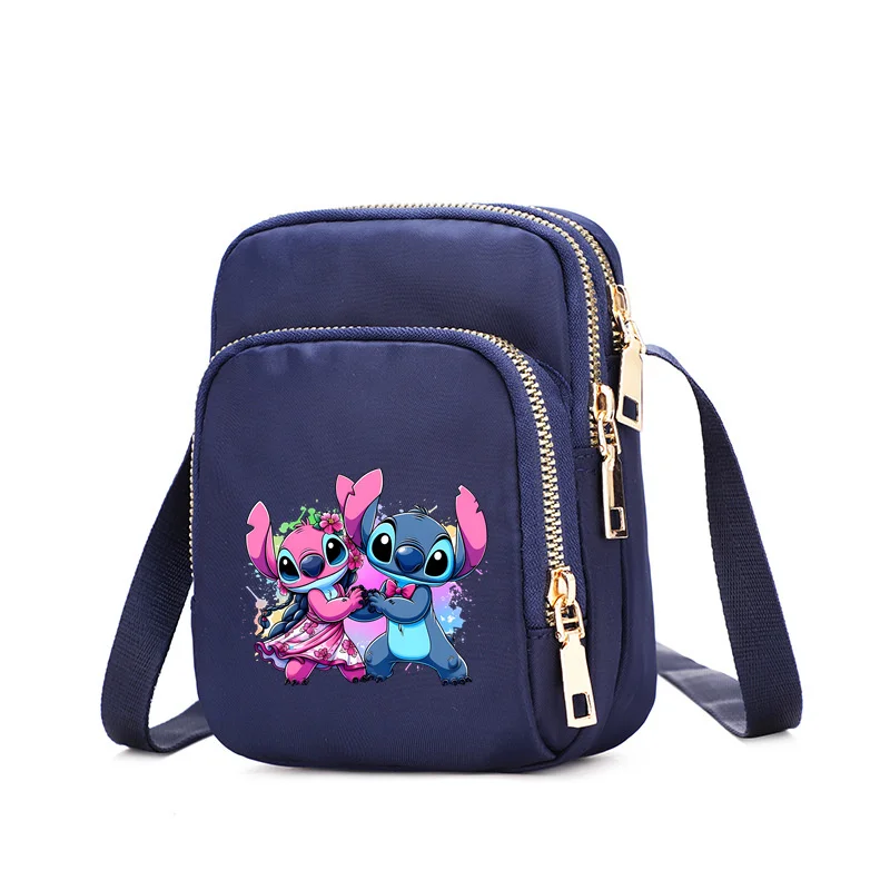 2024 Disney Lilo & Stitch Crossbody Bags For Women Fashion Design Underarm 2024 Solid Color Female Shoulder Bag Female Handbag