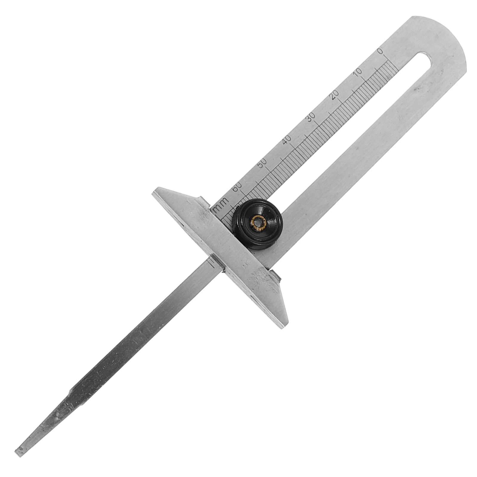 

Tire Tread Depth Gauge 0 30 50 60mm Black Circle Stainless Steel Measuring Tool for Car Motorcycle Bicycle Portable Storage