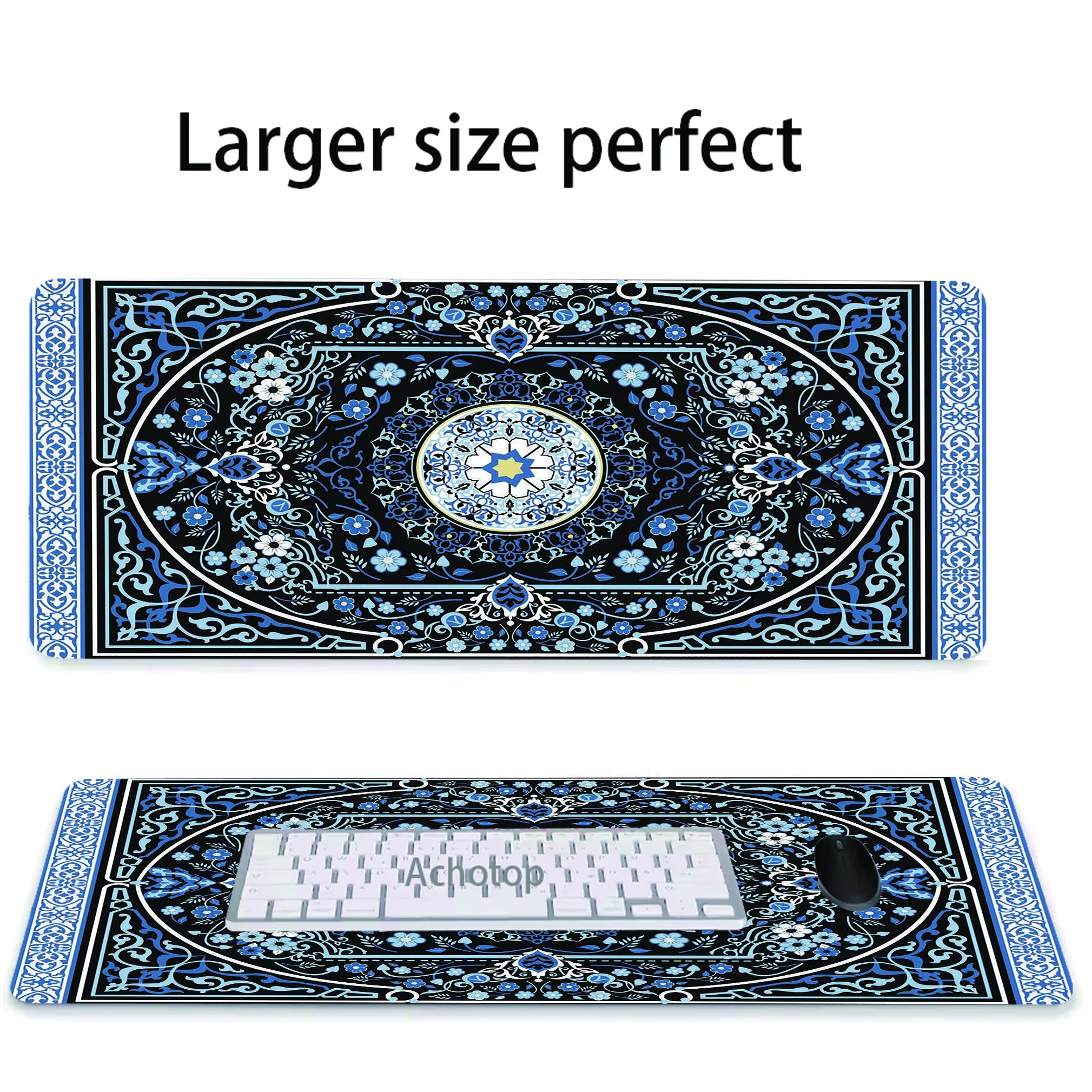 

Persian Mysterious Large Mouse Pad Pc Gamer Mousepad HD Print Gaming Keyboard Pads XXL 900x400mm Table Carpet Rubber Desk Mat