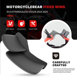 Motorcycle GP Rear Fairing Side Winglet Tail Fixed Wing For DUCATI Panigale V2 V4 V4S V4R Streetfighter V2 V4 V4S V4R 2018-2024