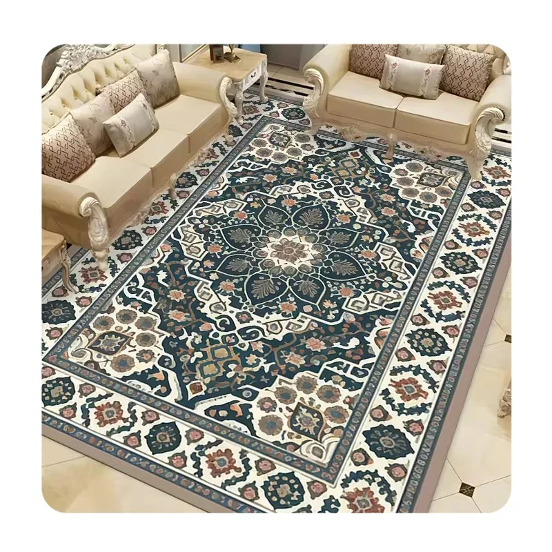 Magic Carpet Kingdom Vintage Style Foldable Floral  Bedroom Carpets Rugs Soft Living Room Home Decor Area Rug