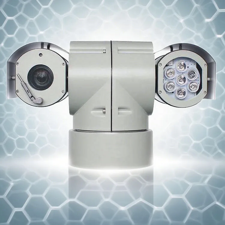 كاميرا PTZ للشبكة عالية الوضوح مثبتة على السيارة 360 درجة ° سيارة دورية سقف التصوير الحراري الدوارة #5