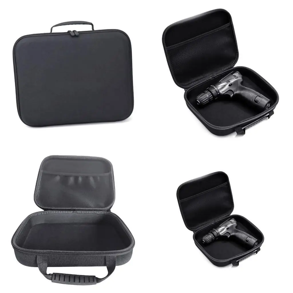 

R9UF Wear-resistant Tool Bag Carrying Square Bag Cover Durable Electric Drill Holder Suitcase for Electrician Accessories