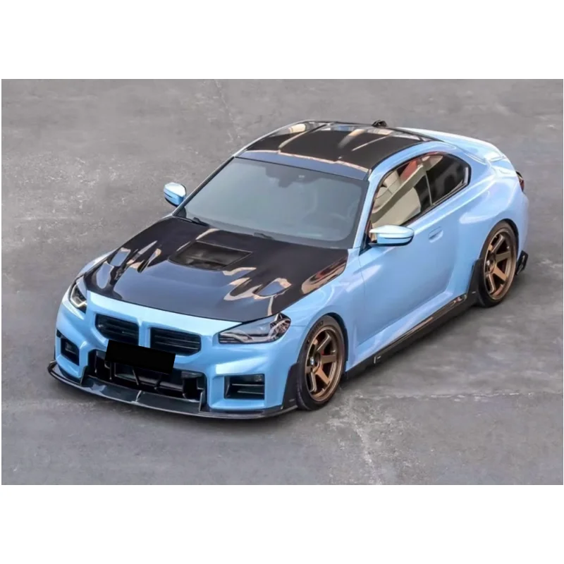 

Сухое углеродное волокно M2 G87 CM Стиль Передняя губа Боковая юбка Задний диффузор Автомобильные детали Комплект кузова для BMW M2 G87 2023-IN