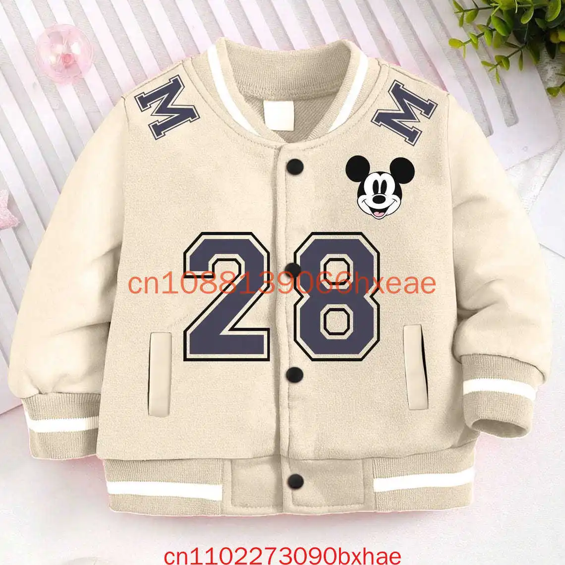 

Детская и молодежная бейсбольная куртка с Микки Маусом на Хэллоуин, новый карнавальный костюм с 3D принтом, модная уличная куртка
