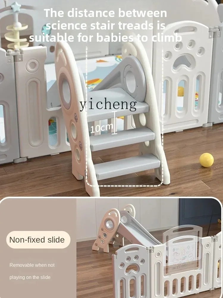 

zz Children's Game Fence Foldable Baby Protective Grating Indoor Home Baby Toddler Crawling Fence
