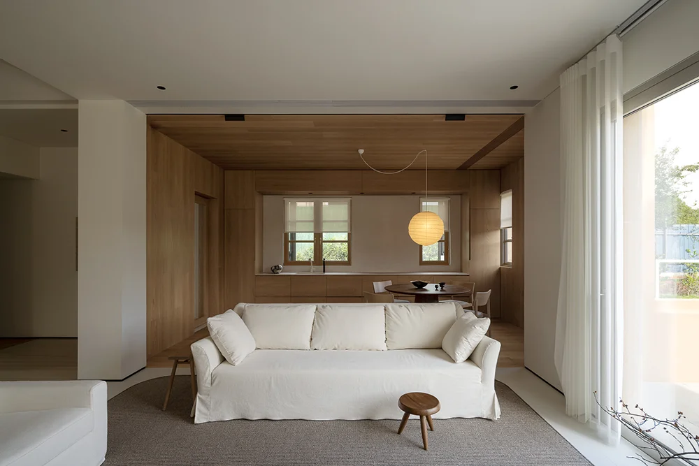 Sanhai Design interno in stile giapponese Piano da pavimento Costruzione Disegno Pianificazione spaziale Bozza Casa in legno Casa calda Concetto Accogliente