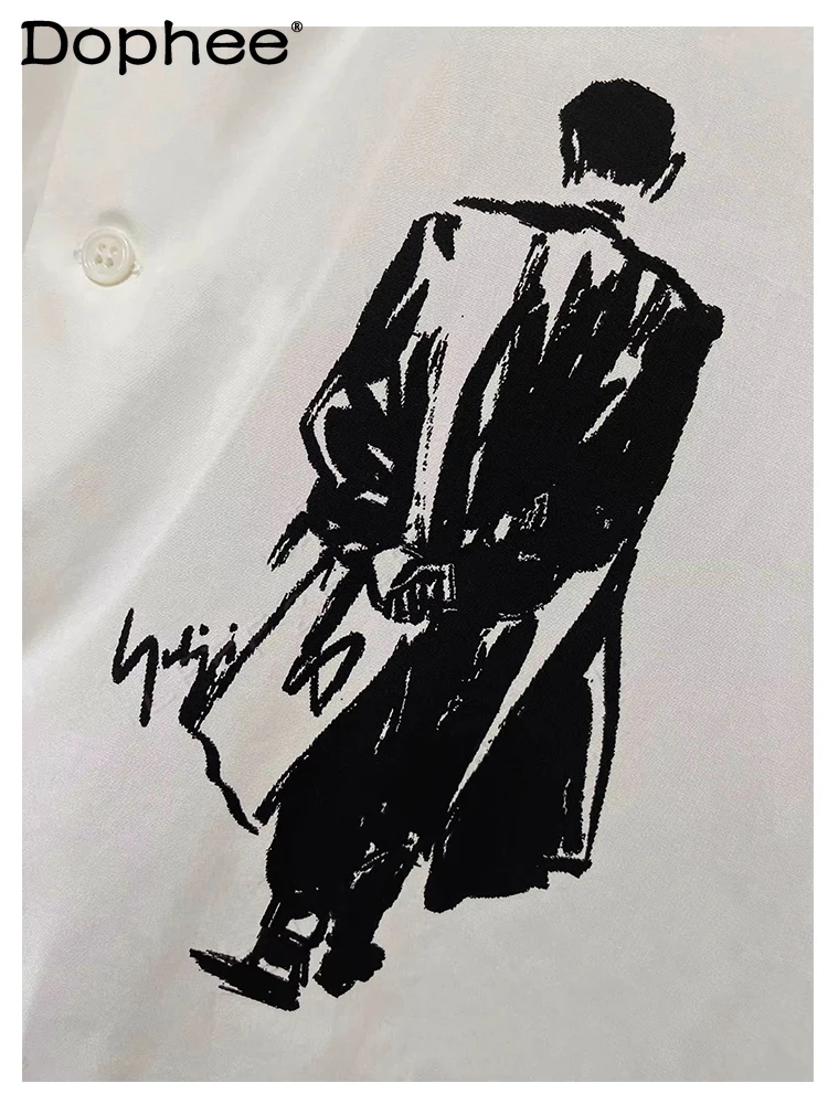 

Men's 2025 Summer New Original Design Tops Fashion Loose Couple Style Oversize Contrast Color Shirt Sun Protection Jacket Shirts