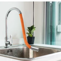 Universal 360° Swivel Silicone Hose Faucet Extender Extender Splash Guard Bathroom Kitchen Universal Hose Faucet Hose
