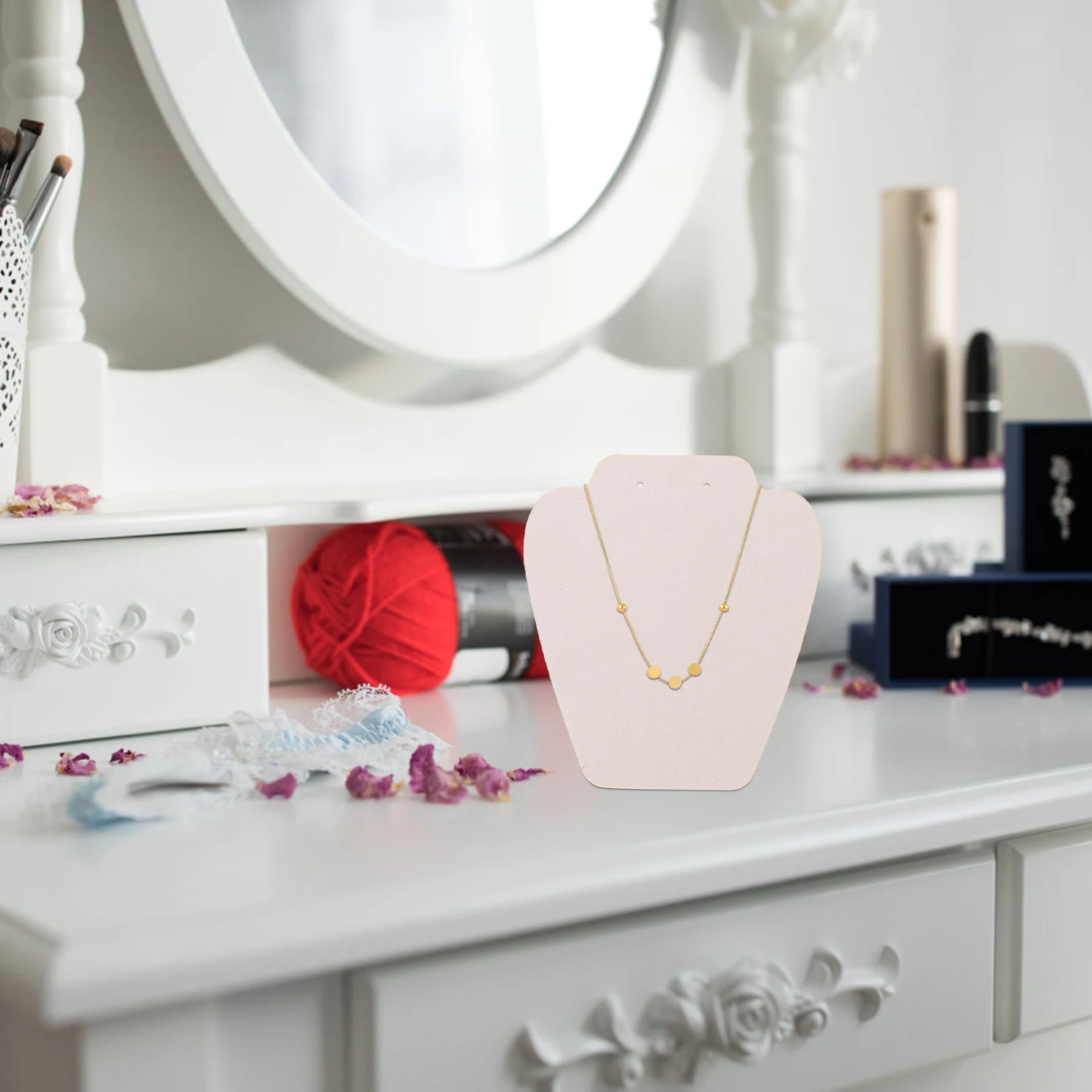 

4pcs Jewelry Organizer Necklace Bust Earring Stand Display Stand For Necklaces Store Accessory Necklace Holder Organizer Jewelry