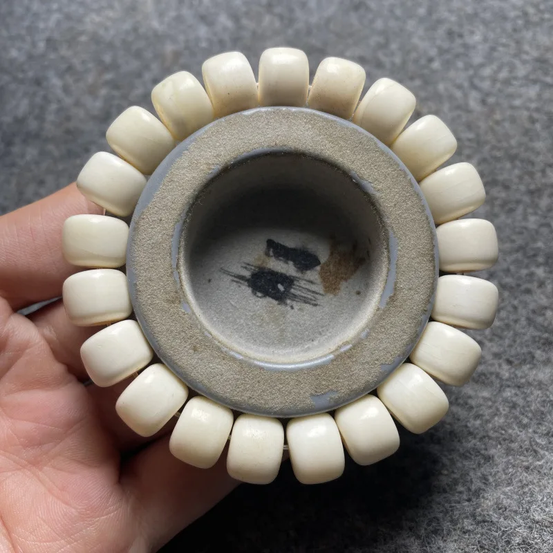 

Natural Tibetan Oily Deer Bone Bracelet Buddha Beads Barrel Shaped Bead Bracelet Ornament Beads White Ox Bone108Camel Bone10*12