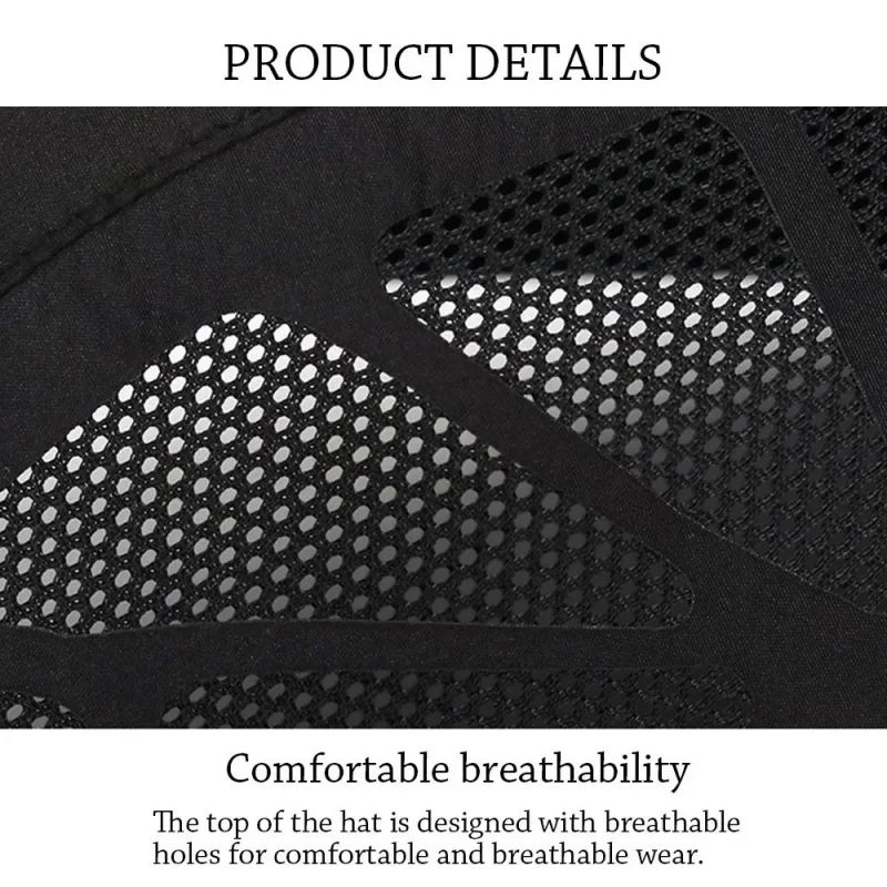 Unisex SPORTS Brief Gedruckt Schnell trocknende Baseball Kappe Sonnenhüte Outdoor Sommer Atmungsaktive Mesh Sonnenschirm Kappen Baskenmütze Visier Golf Hut – Detail 19