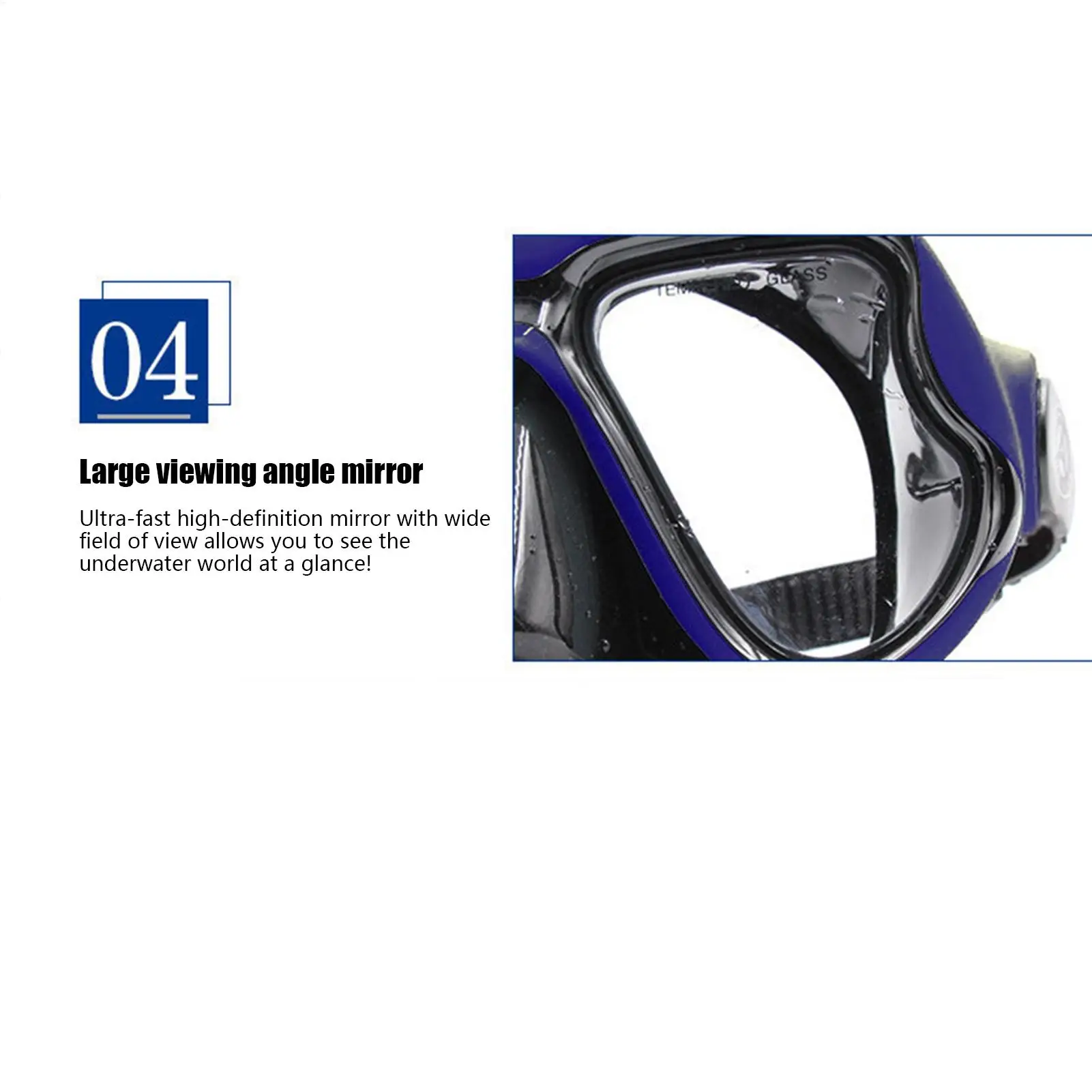 

Очки для плавания с крышкой для носа, очки для подводного плавания 180, противотуманные очки Clear Vision для подводного плавания, маски для дайвинга, очки для бассейна