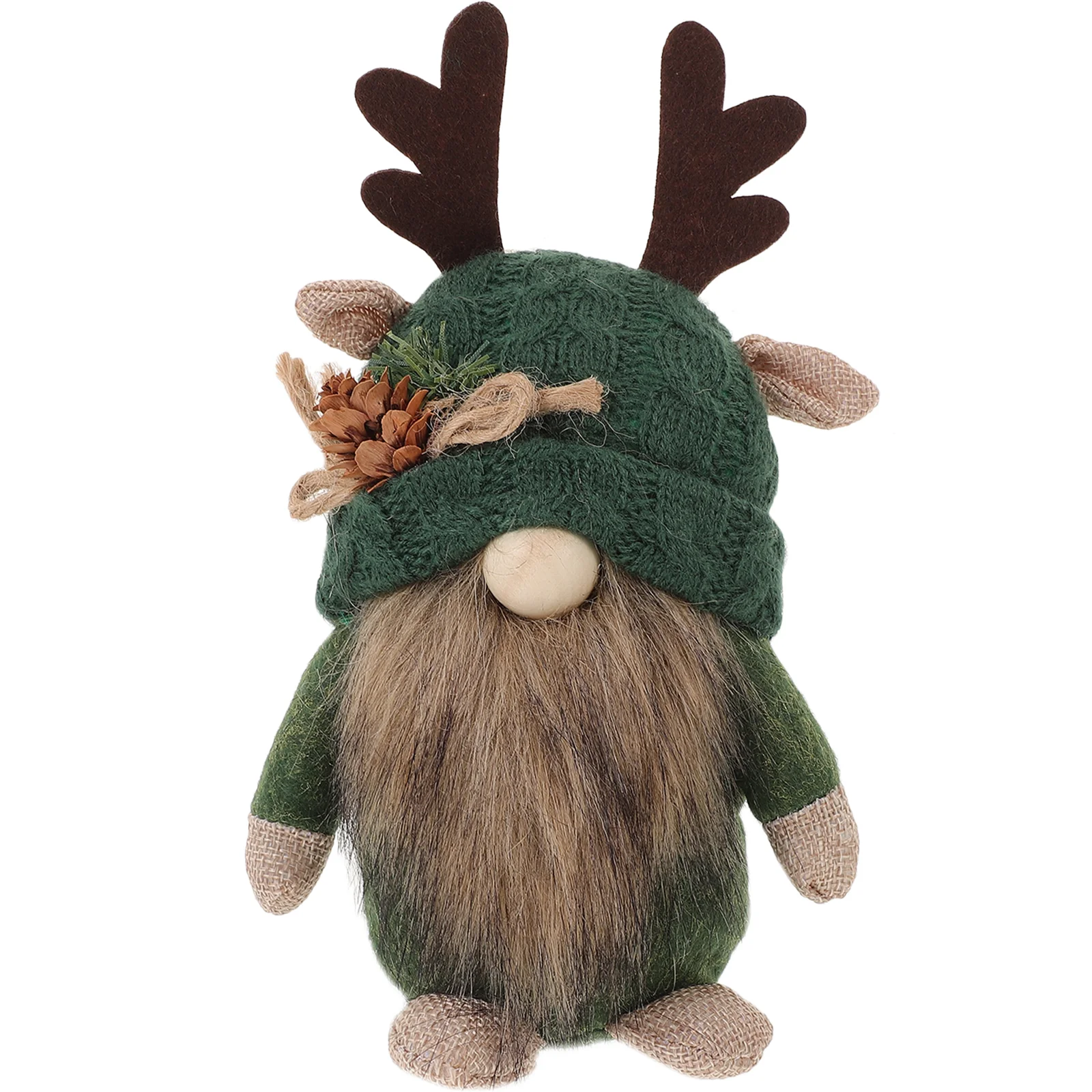 Gnome Decor Winter Holiday Gnome Forest Antler Gnome Figurine Christmas Gnome Gift gnome gifts holiday ornaments