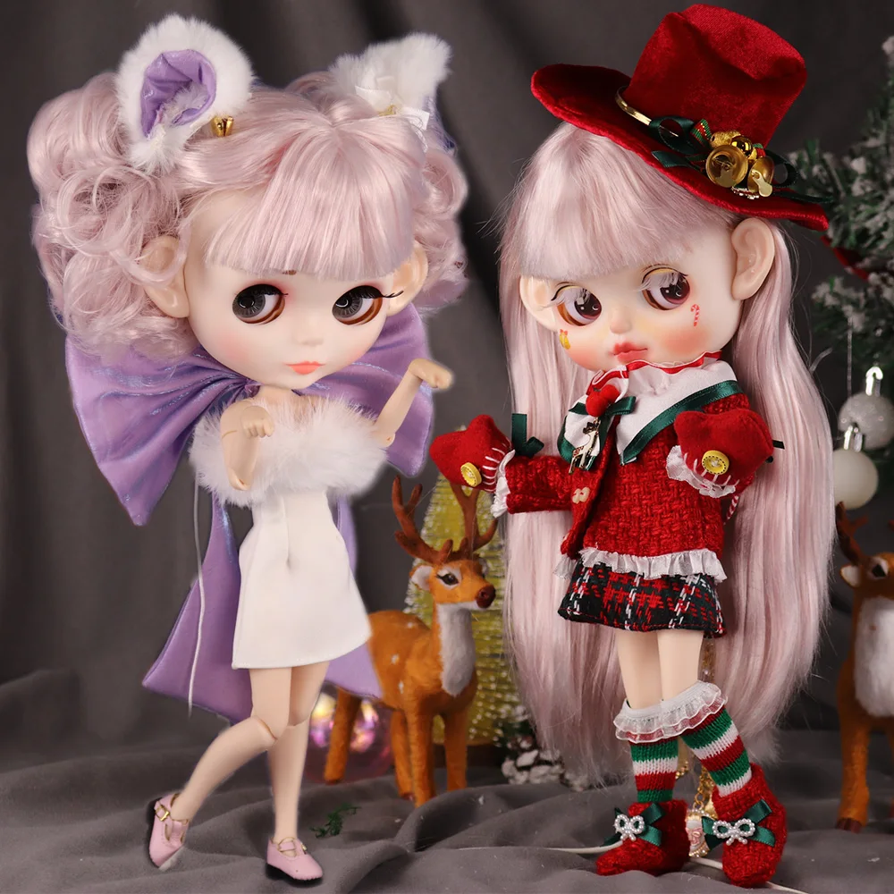 Outfits für ICY DBS Blyth Puppe Weihnachtsmann Kleid Weihnachtsanzug Toodles Galore 1/6 BJD ANIME GIRL AZONE S Body