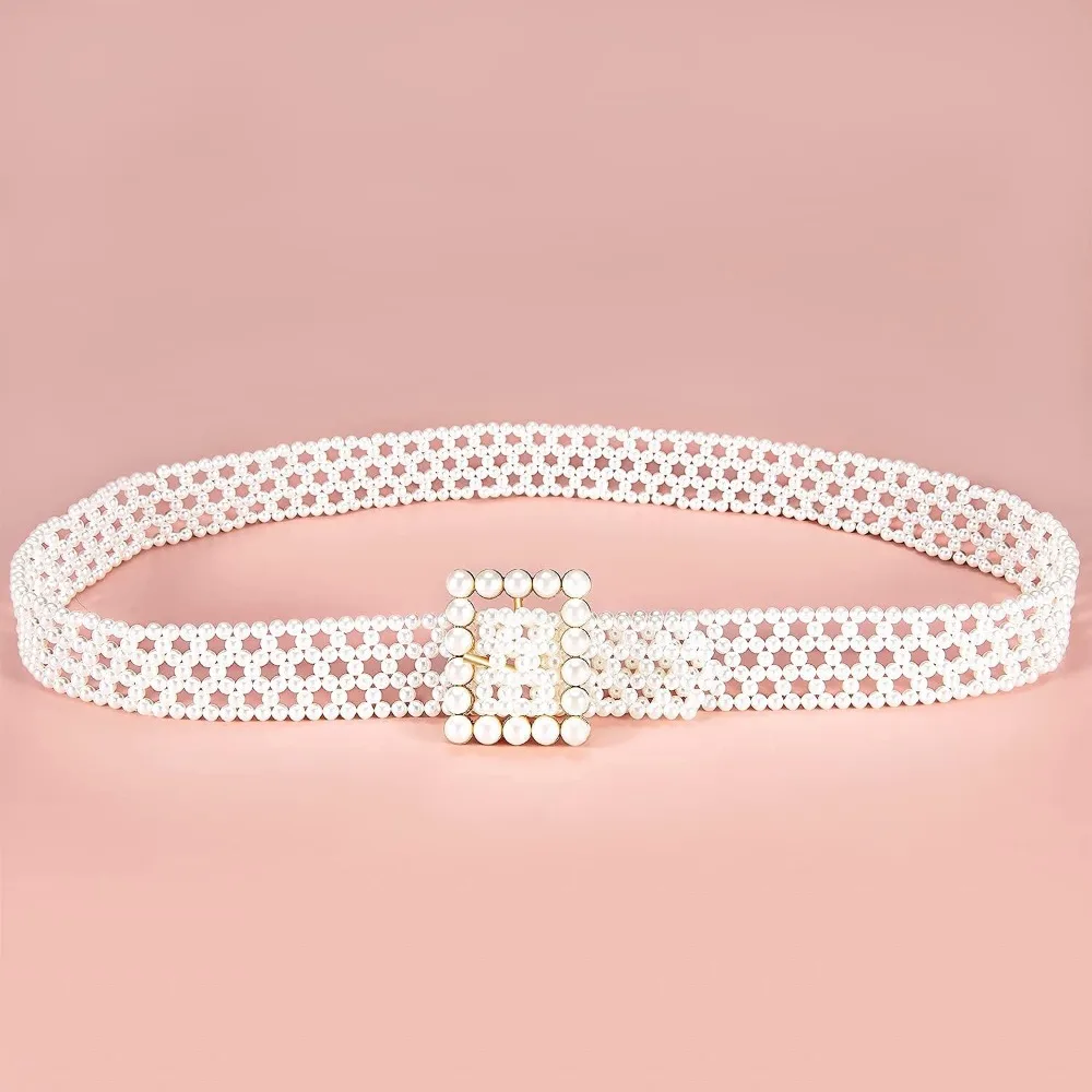 95cm long Pearl Belts Gift for - Off White Belt 评论和价格