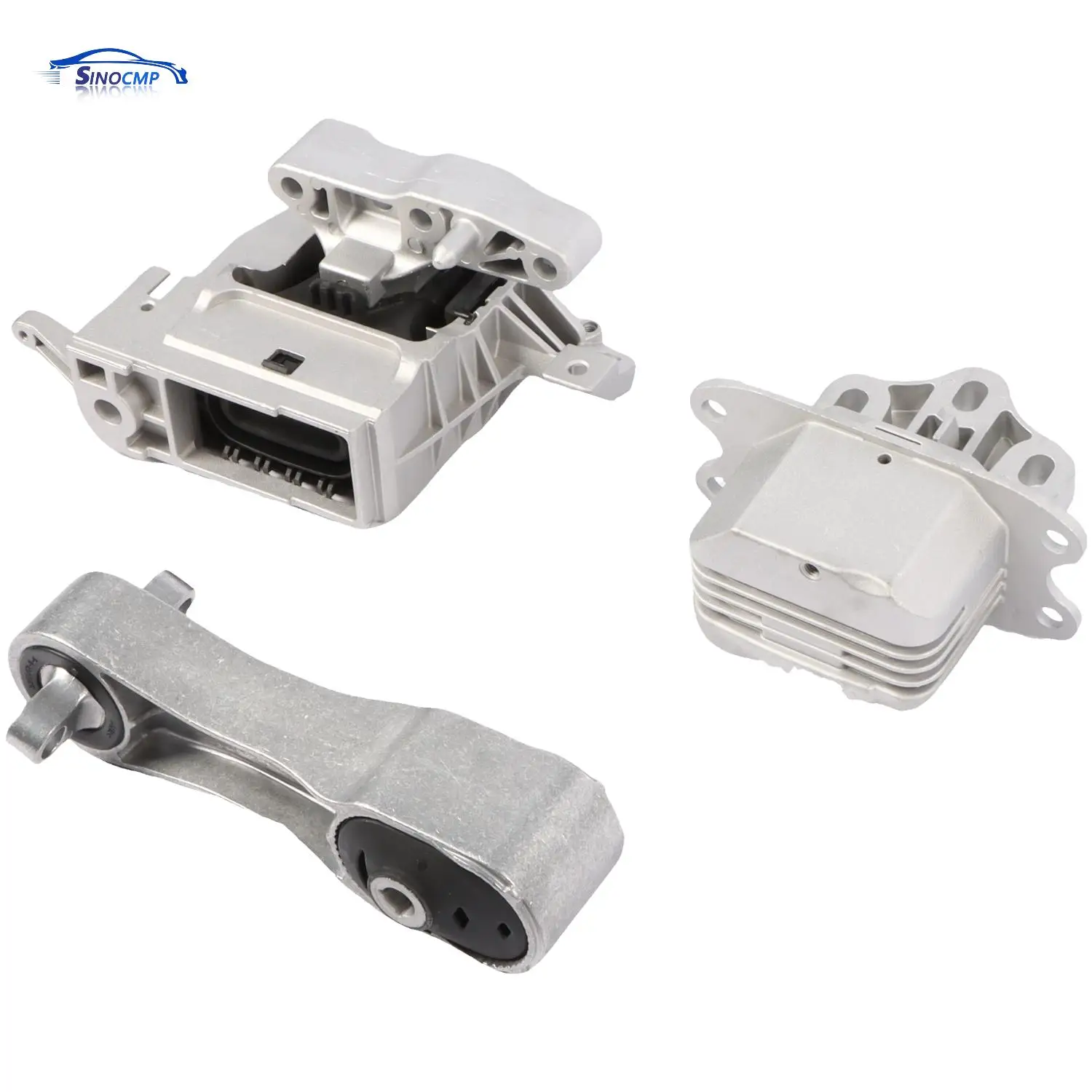 

3 PCS Front Lower Right Engine Transmission Motor Mount Kit For BMW X1 X2 F46 F55 Mini 22116885788 22116885934 22316853453