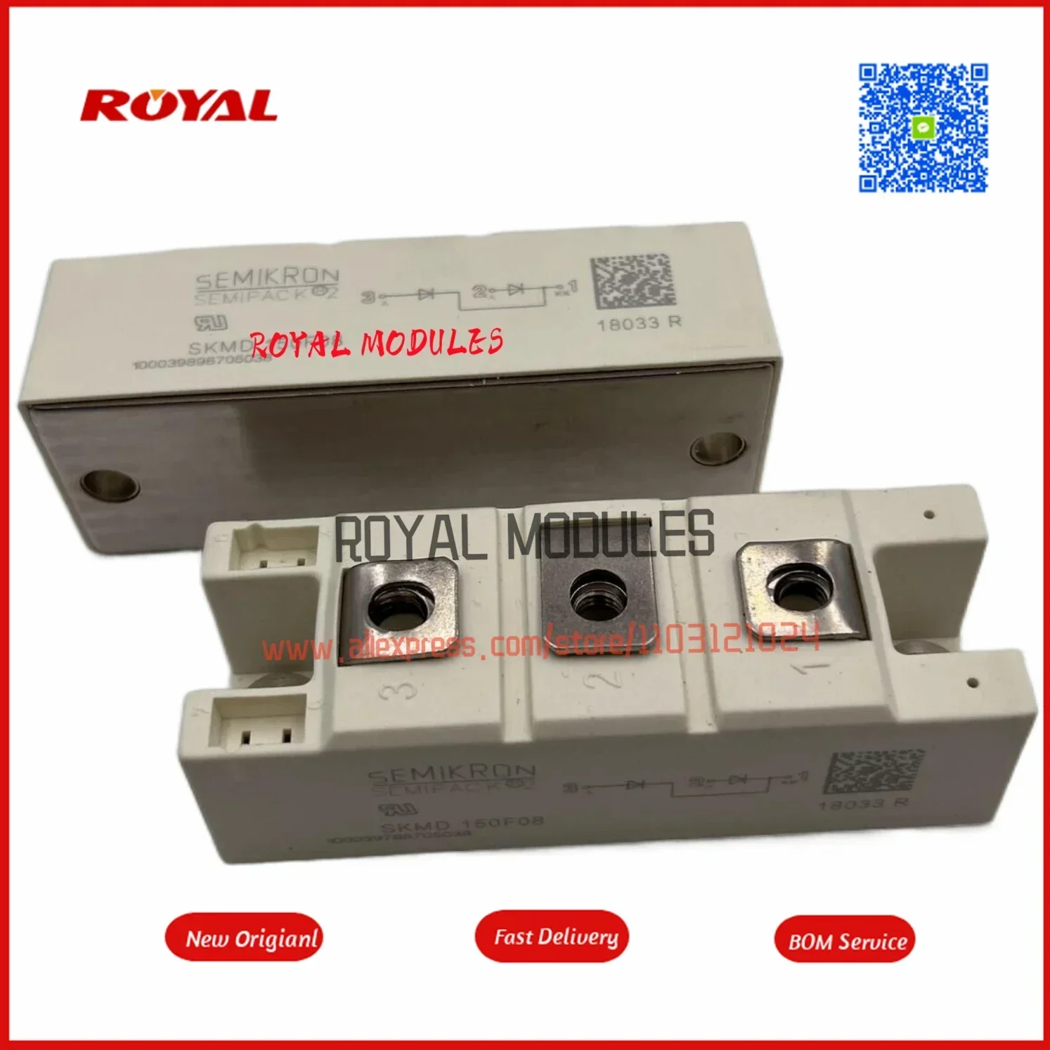 SKMD251F02 SKMD150F02 SKMD150F08 12 nuevo módulo original