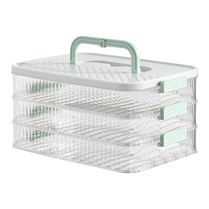 

Cold Cuts Storage Containers For Fridge Multi-layer Food Storage Boxes Removable Stackable Cheese Keeper Box Airtight Deli