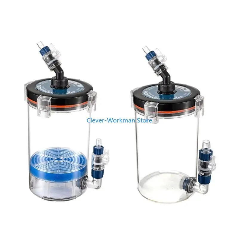 

24TD External Aquarium Filter Canister with Media Quiet No Leaks High Efficenfy