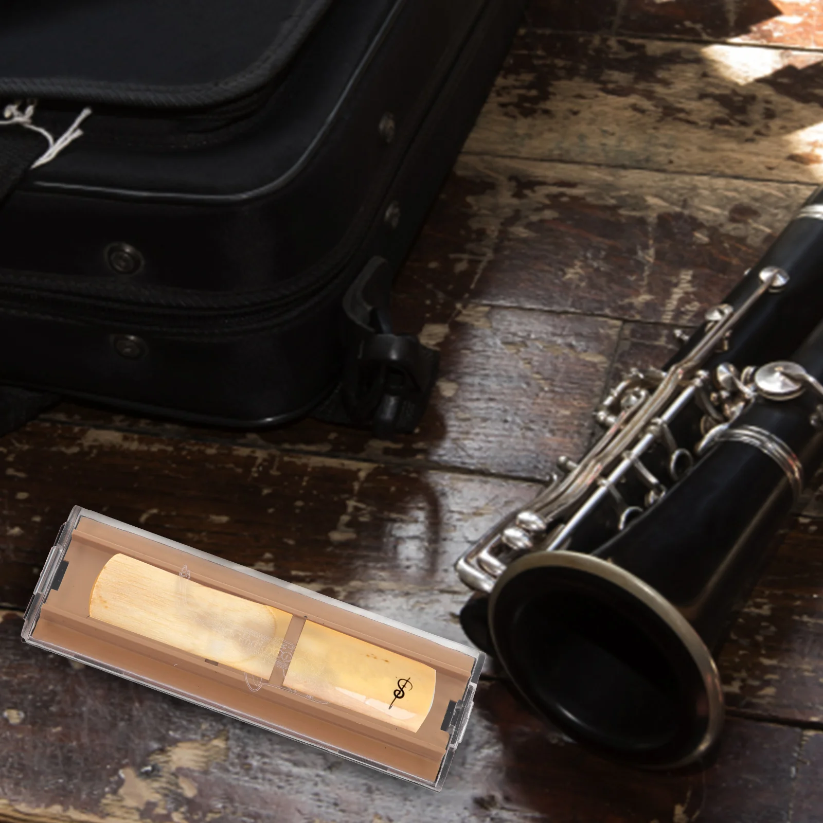 

Reed Protection Box Oboe Holder Portable Plastic Storage Case Abs Container for Saxophone Small Size